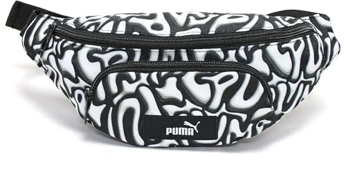 Puma Academy Aop - Marsupio Puma Black-Gr Per Puma Black-Grafiti Aop, Taglia Unica, Puma Nero-Grafiti Aop, One Size, Marsupio, Puma Nero-Graffiti Aop,