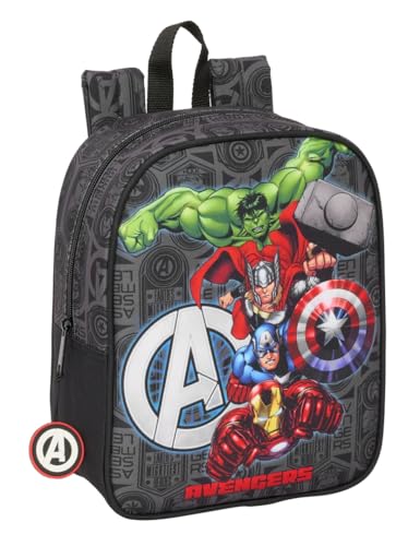 Safta Avengers Vendetta - Zaino Per Bambini, Zaino Per La Scuola, Adattabile Al Carrello, Ideale Per L'Asilo, Comodo E Versatile, Qualità E Resistenza