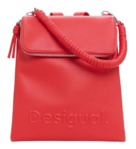 Desigual Zaino Mini Logo, Arancione, 27.2, Casual