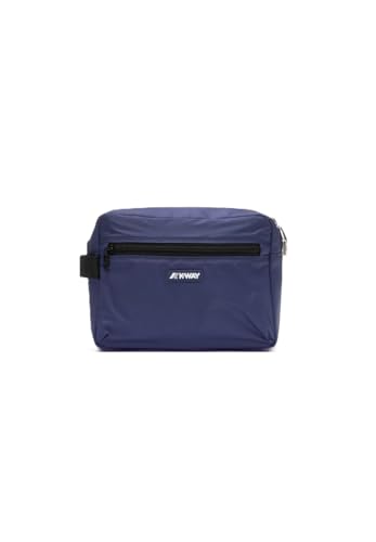 Borsa Da Toilette K-Way,Demu Blu Cobalto, 21 X 16,5 X 7,5 Cm, Nylon