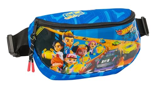 Safta Hot Wheels Let'S Race - Marsupio Per Bambini, Ideale Per Giovani E Bambini Di Diverse Età, Comodo E Versatile, Qualità E Resistenza, 23 X 9 X 14