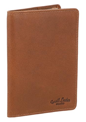 Gusti Portadocumenti ''Brodie Leder Studio Per Passaporto Carte Banconote Vintage Marrone 2S40-33-1