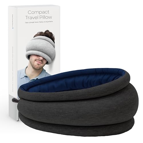 Ostrichpillow Light - Cuscino Da Viaggio & Cuscino Per Power Nap - Comfort Premium & Leggerezza, Regolabile Alla Tua Testa, Piccolo & Versatile, Desig