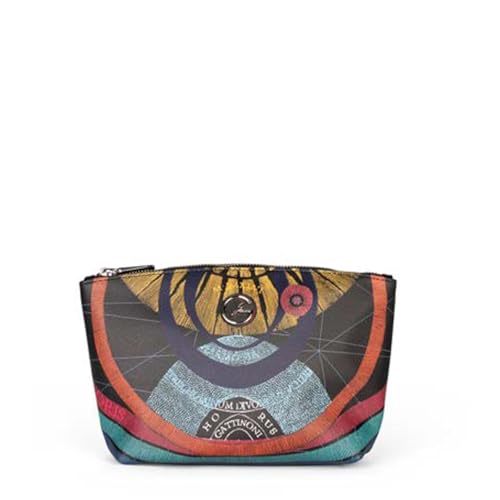Beauty Case Gattinoni Planetarium Black M Medio Nero Pochette Da Viaggio Borsello