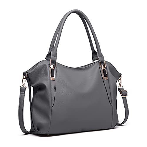 Miss Lulu - Borsa Donna Grande Con Tracolla Regolabile, Tote Bag Impermeabile In Pelle Pu, Borsa Tracolla Donna Per Uso Quotidiano E Viaggio