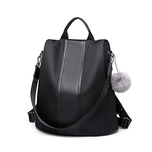 Miss Lulu Zaino Donna In Nylon Con Tracolla Regolabile, Grande Capacità, Impermeabile