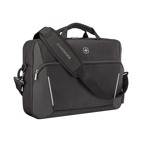 Wenger, Xe Compact Brief 16, 16" Laptop Briefcase With Tablet Pocket, Black, Rete Digitale, 15,6", Casual