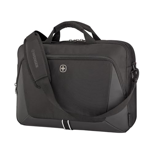 Wenger, Xe Brief 16, 16" Laptop Briefcase With Tablet Pocket, Black, Rete Digitale, 15,6", Casual