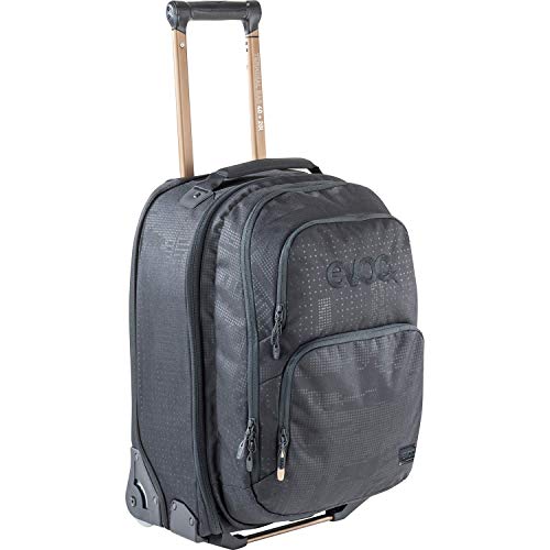 Evoc Terminal Bag 40+20L Borsa Da Viaggio Trolley Con Zaino Attaccato (Ruote Per Pattini Intercambiabili, Extra Leggero, Dimensioni Del Bagaglio A Man