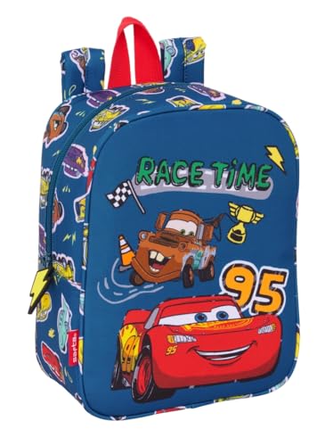 Safta Cars Racing - Zaino Per Bambini, Zaino Per Bambini, Zaino Per Scuola, Adattabile Al Carrello, Ideale Per Asilo, Comodo E Versatile, Qualità E Re