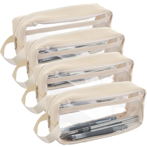 Aselected Astuccio Trasparente, Astuccio Trasparente Per Esami, Bianco, Astuccio Trasparente, Astuccio Trasparente Per Esami