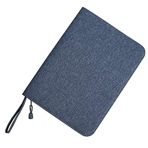 Custodia Per Penne Stilografiche Per 48 Penne Stilografiche, Organizer Grigio, In Tela Impermeabile, Con Cerniera Ykk