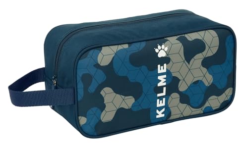 Safta Kelme Epic – Scarpiera Media, Multiuso, Portatodo, Sport, Estrazione, Calcio, Comoda E Versatile, 29 X 14 X 15 Cm, Blu Navy, M, Casual