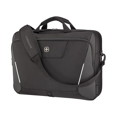 Wenger, Xe Brief 17, 17" Laptop Briefcase With Tablet Pocket, Black, Rete Digitale, 15,6", Casual