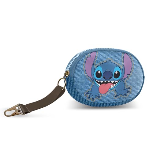 Disney Lilo E Stitch Updown-Portamonete Pill, Blu, 12.5 X 9 Cm
