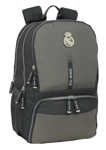 Safta Real Madrid, 3 ° Equipaggiamento 24/25, Zaino Per Paddle, Zaino Sportivo, Ideale Per Diverse Età, Comodo E Versatile, Qualità E Resistenza, 30 X