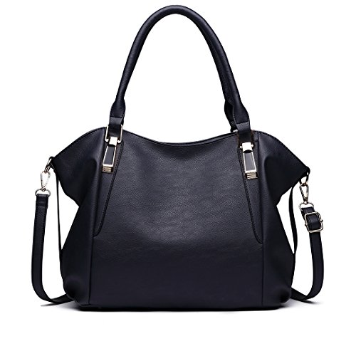 Miss Lulu Borsa Tracolla Donna, Borsa Donna Grande, Tote Bag In Pu Pelle, Borsa Università Viaggio Donna, Impermeabile, Tracolla Regolabile