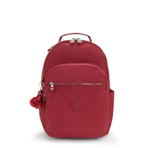 Kipling Seoul, Zaino Unisex - Adulto, Funky Red, Taglia Unica