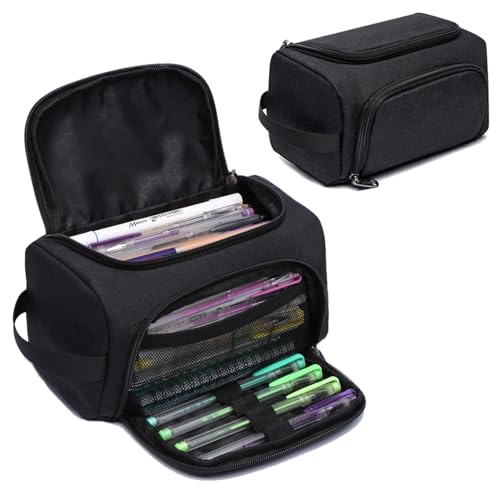 Chaotemai Astuccio 21Cm*12Cm*10Cm Legami Astuccio Cancelleria Ufficio Scuola Astuccio Portamatite Di Grande Capacità Scomparti Per Portapenne Organize