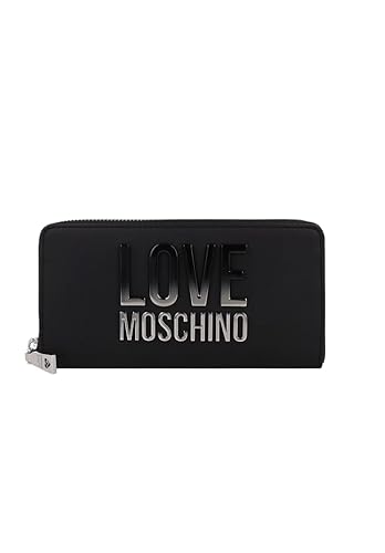 Love Moschino Portafoglio Pu Grs Nero+Galv.Nikel Nero Nero+Galv.Nikel