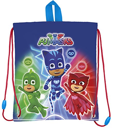 Pj Masks Borsa Per Merenda A Tracolla, 40 Cm, Multicolore, Multicolore, 40 Cm, Borsa A Tracolla