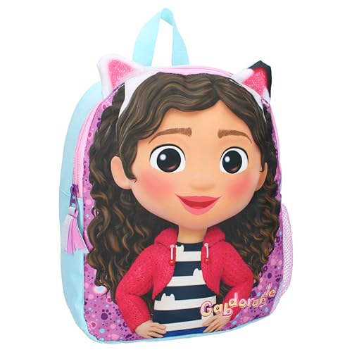 Zaino Gabby'S Dollhouse Fluffy Friends, Blu, One Size, Casual