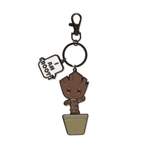 Disney Store Kids Guardiani Della Galassia I Am Groot Baby Groot Figura Portachiavi Gh00340Rl, Marrone, Taglia Unica, Moderno