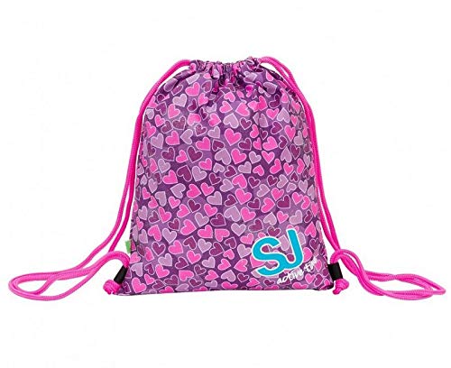 Zaino Zainetto Sakky Bag Sport Tempo Libero Viaggi Sj Gang Toni Rosa O Azzurra 32X40 Cm -Sj Active Time Seven 2018
