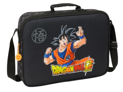 Safta Dragon Ball Combat – Portafogli Extrascolastici, Valigetta Portatodo, Tracolla Comoda E Versatile, Qualità E Resistenza, 38 X 6 X 28 Cm, Nero, M