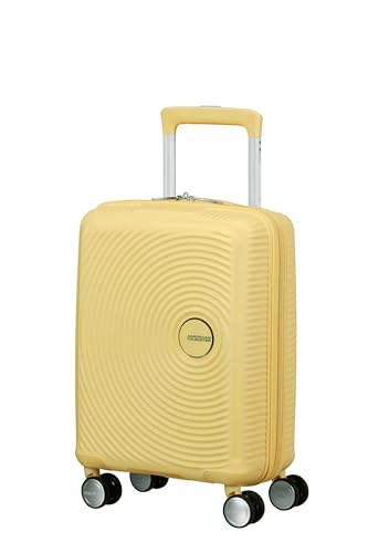 American Tourister Soundbox - Mini Spinner Xs, Bagaglio Per Bambini, 47 Cm, 22 L, Giallo Pastello (Pastello Giallo), Giallo Pastello, Spinner Xs (47 C
