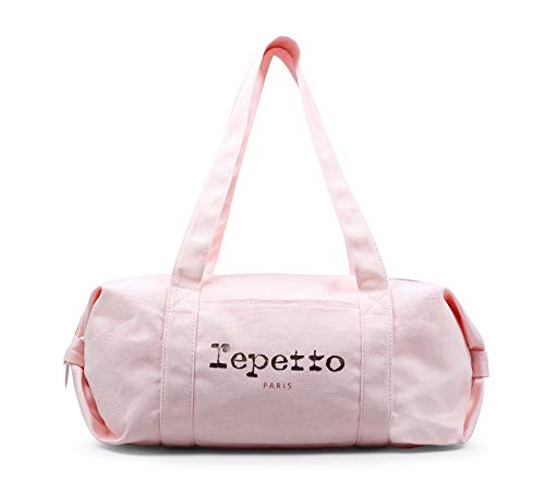 Repetto Borsa Polochon In Cotone - Danza - Rosa Tenerezza - M, Rosa Tenerezza.