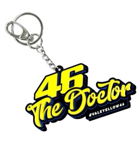 Valentino Rossi Portachiavi Vr46 Ventaglio, Unisex, Taglia Unica, Multi
