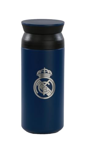 Kinetico Spain S.L.U. Real Madrid, 3A Attrezzatura 24/25, Bicchiere Termico, Bottiglia D'Acqua, Acciaio Inox, Doppio Isolamento, 12 Ore Di Bevanda Cal