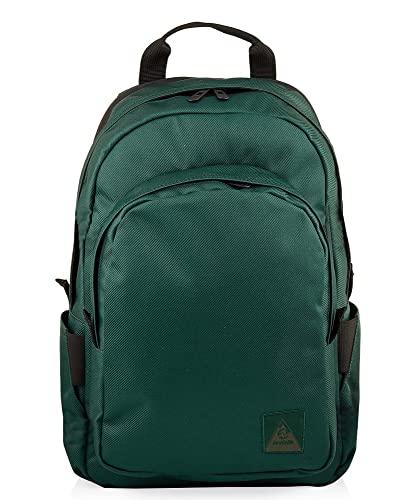 Invicta Zaino Invicta Round Ufficio E Tempo Libero, Verde, Tasca Porta Pc A Ntigraffio, Doppio Scomparto