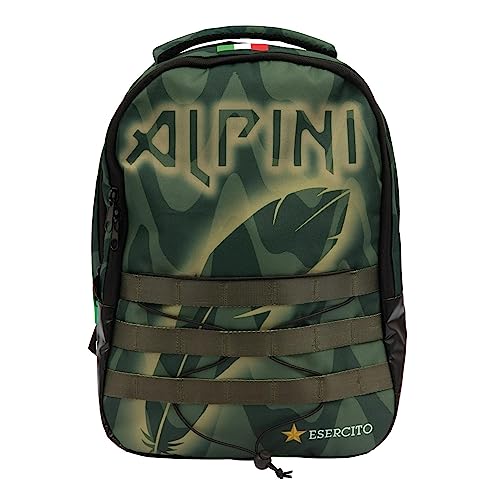 Giochi Preziosi Esercito Italiano '23 Zaino Alpini, Comodo Zaino Con Colori A Tema Alpini, Ideale Per La Scuola E Il Tempo Libero Per Bambini A Partir