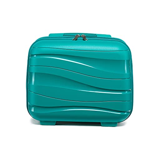 Kono Valigetta Da Viaggio Con Valigetta Cosmetica, 100% Polipropilene, Blu, S, Beautycase - Valigetta Per Cosmetici