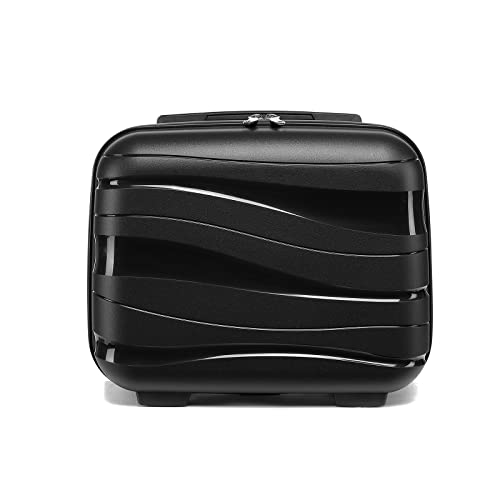 Kono Valigetta Da Viaggio Con Valigetta Cosmetica, 100% Polipropilene, Nero, S, Beautycase - Valigetta Per Cosmetici