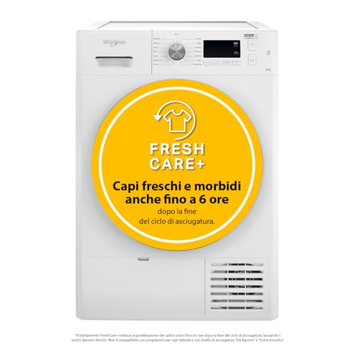 Whirlpool Fftn M11 9X2B It, Asciugatrice A Pompa Di Calore A Libera Installazione, A++, 9Kg