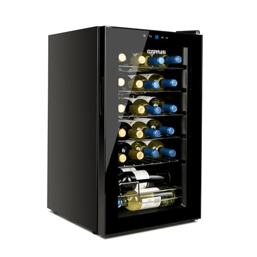 G3 Ferrari G90049 Cantinetta Per Vino Riserva 24", 63 Litri, Display Led, Capacità 24 Bottiglie, Basso Consumo Energetico, Termostato Da 5°C A 18°C, C