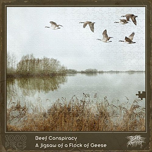 A Jigsaw Of A Flock Of Geese