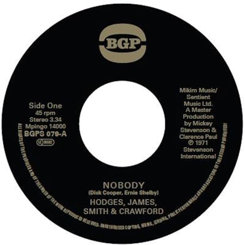 Hodges, James, Smith & Crawford / Hodges, James & Smith - Nobody / It Cracks Me Up