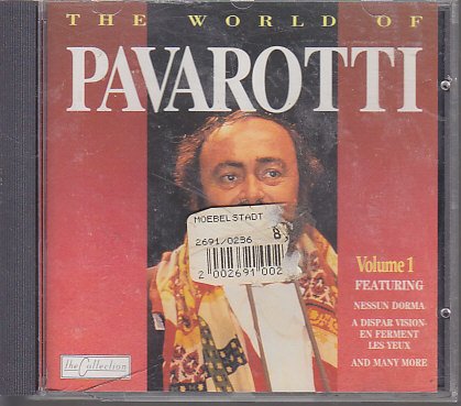The World Of Pavarotti Vol 1 Ft Nessun Dorma; A Dispar Vision En Ferment Les Yeux