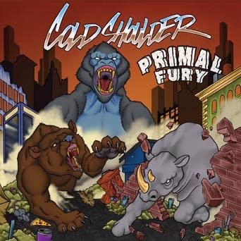 Primal Fury (Oxblood/Cyan Splatter)