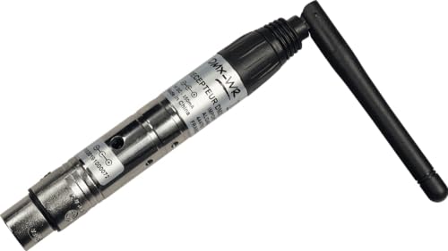 Algam Lighting Ricettore Dmx Wireless Femmina Xrl 3 Punti, Distanza Max 400M