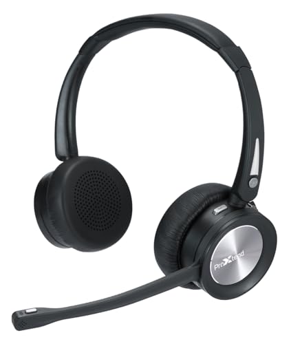 Proxtend Sonnet Duo - Cuffie Ad Archetto Micro-Usb Bluetooth, Base Di Ricarica, Colore: Nero