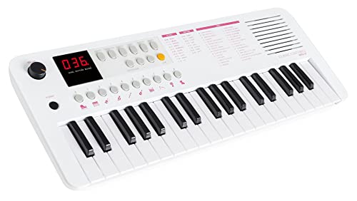 Classic Cantabile Mini-37 Keyboard Bianco-Rosa