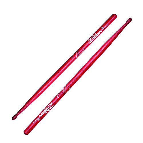 Zildjian Z5Br Wood Tip Bacchette, Red, 5B