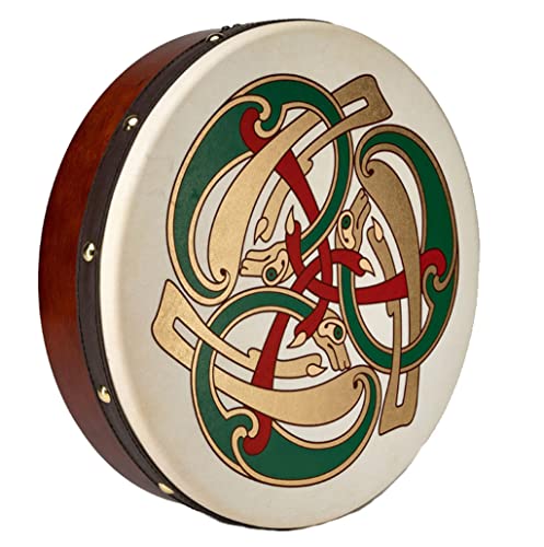 Tradizionale Bodhran Celtico Irlandese Da 12 '' Con Battitore E Dvd, Realizzato A Mano In Irlanda