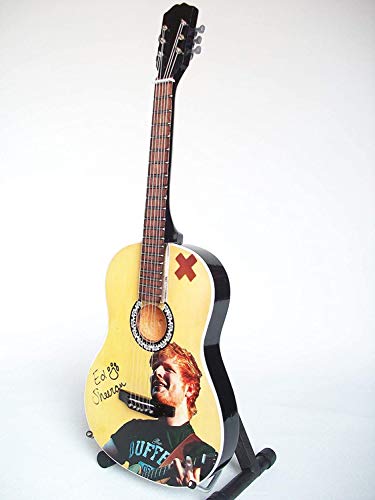Mini Chitarra Da Collezione Replica In Legno Ed Sh.
