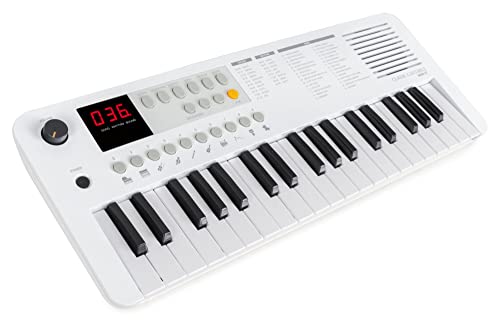 Classic Cantabile Mini-37 Keyboard Bianco-Grigio